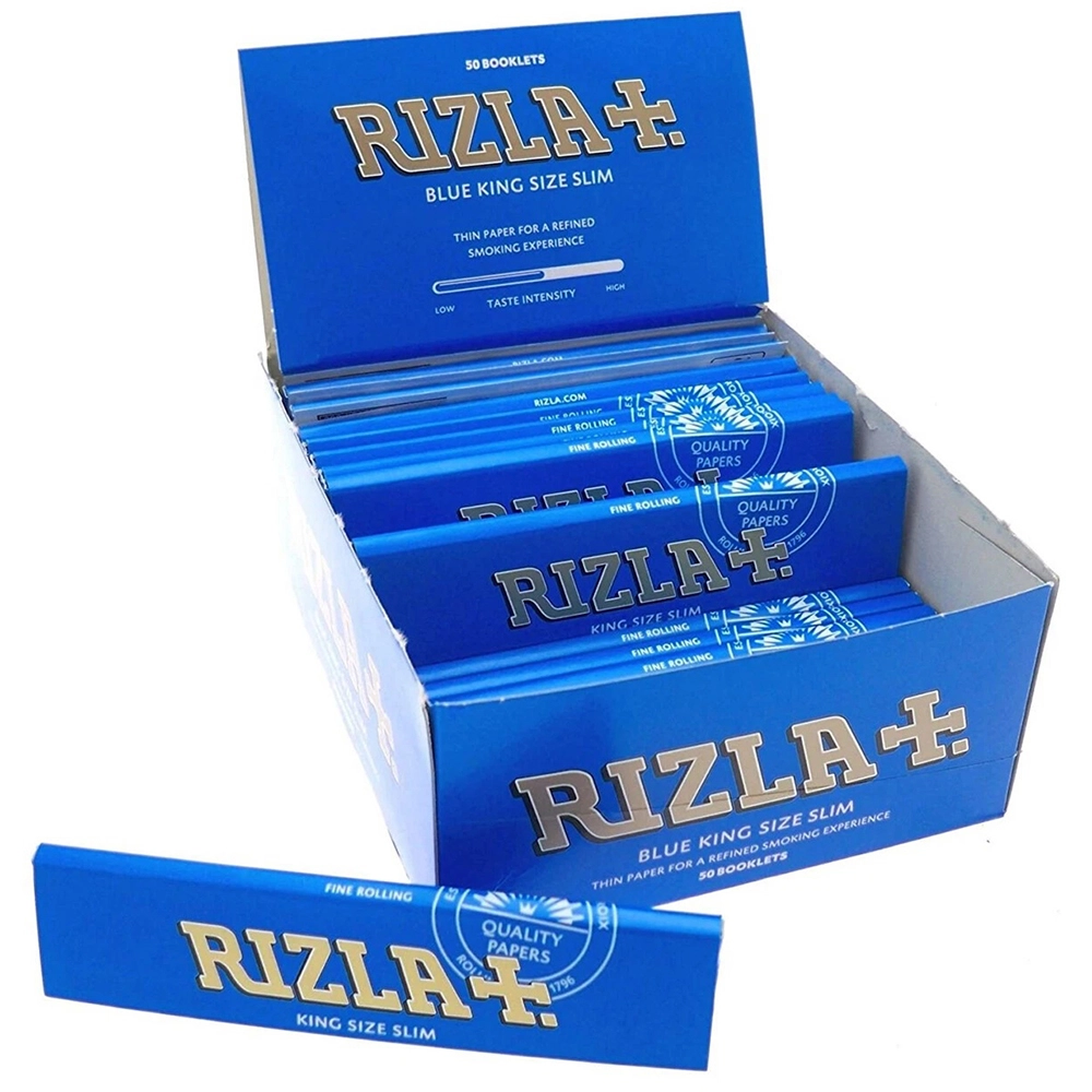 Rizla Blue King Slim Rolling Papers (50 Booklets)