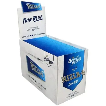 Rizla Blue Small Ultra Thin Rolling Paper (100 Booklets)