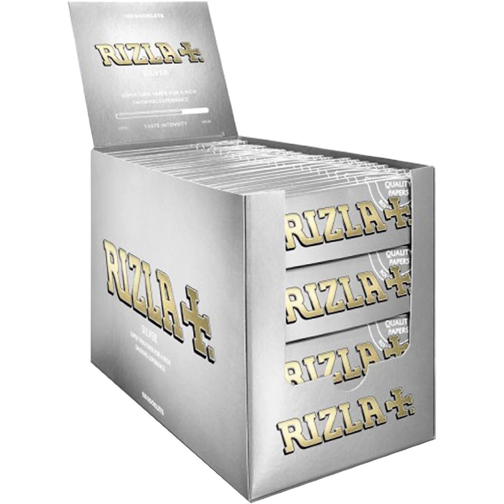 Rizla Silver Small Ultra Thin Rolling Paper (100 Booklets)