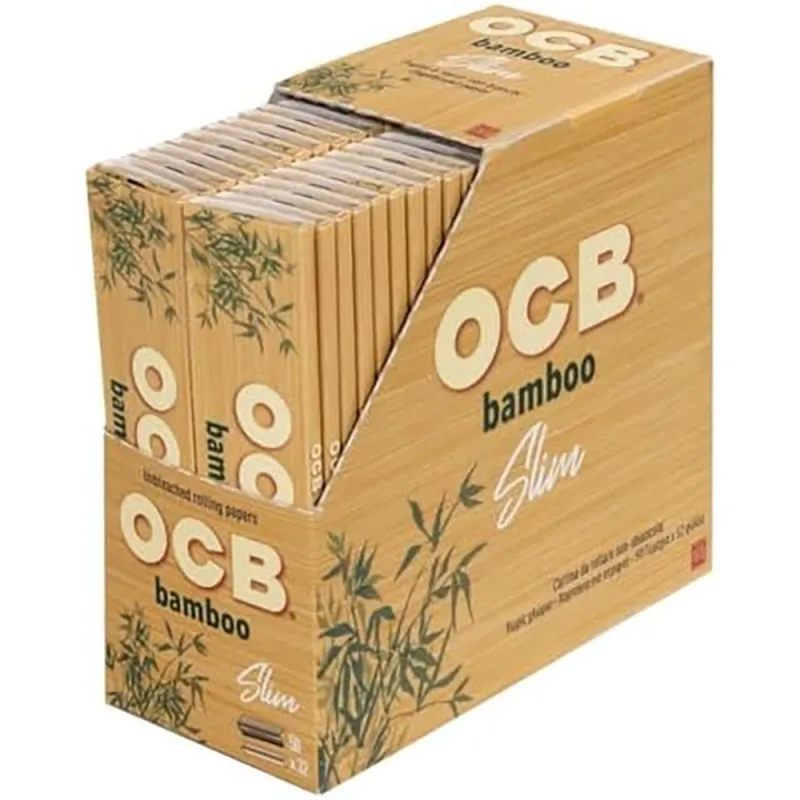 OCB Bamboo King Size Slim Rolling Paper (50 Booklets)