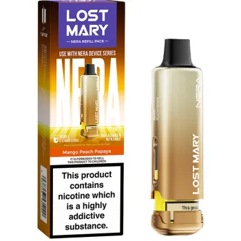 Lost Mary Nera 15,000 Puffs Prefilled Pods Mango Peach Papaya
