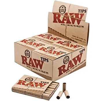 Raw Authentic Pre Rolled Tips (Pack of 20)