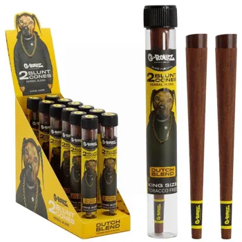 G-Rollz King Size 2 Blunt Cones Dutch Blend (Pack of 12)