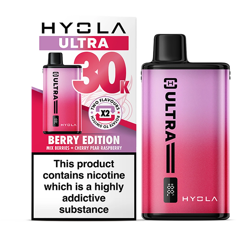 Hyola Ultra 30,000 Puffs Kits Berry Edition(Mix Berries & Cherry Pear Raspberry)