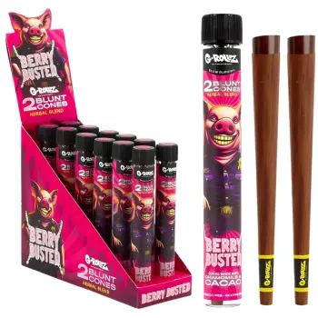 G-Rollz King Size 2 Blunt Cones Berry Busted (Pack of 12)