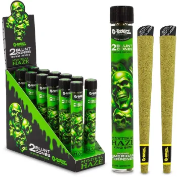 G-Rollz King Size 2 Blunt Cones Mystikal Haze (Pack of 12)