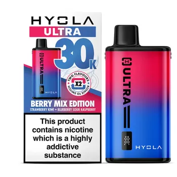Hyola Ultra 30,000 Puffs Kits Berry Mix Edition(Strawberry Kiwi & Blueberry Sour Raspberry)