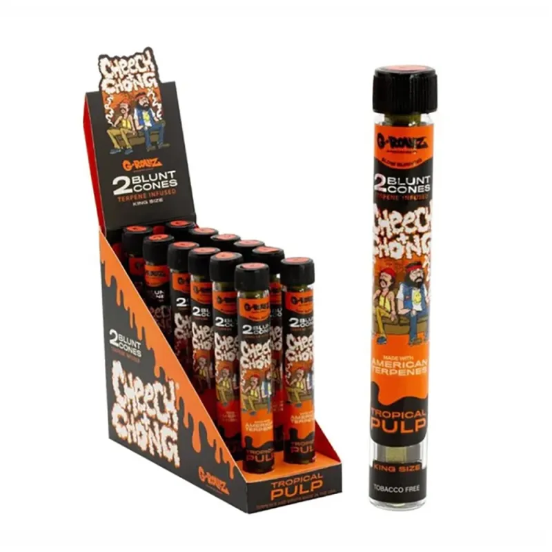 G-Rollz King Size 2 Blunt Cones Tropical Pulp (Pack of 12)