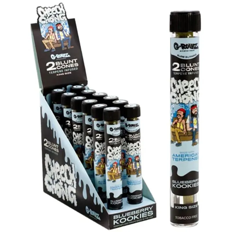 G-Rollz King Size 2 Blunt Cones Blueberry Kookies (Pack of 12)