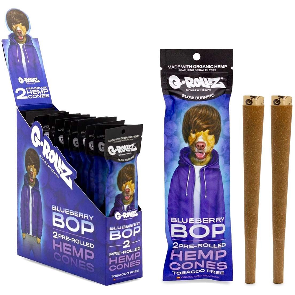 G-Rollz Pre Rolled Blueberry Pop Hemp Cones (Pack of 12)