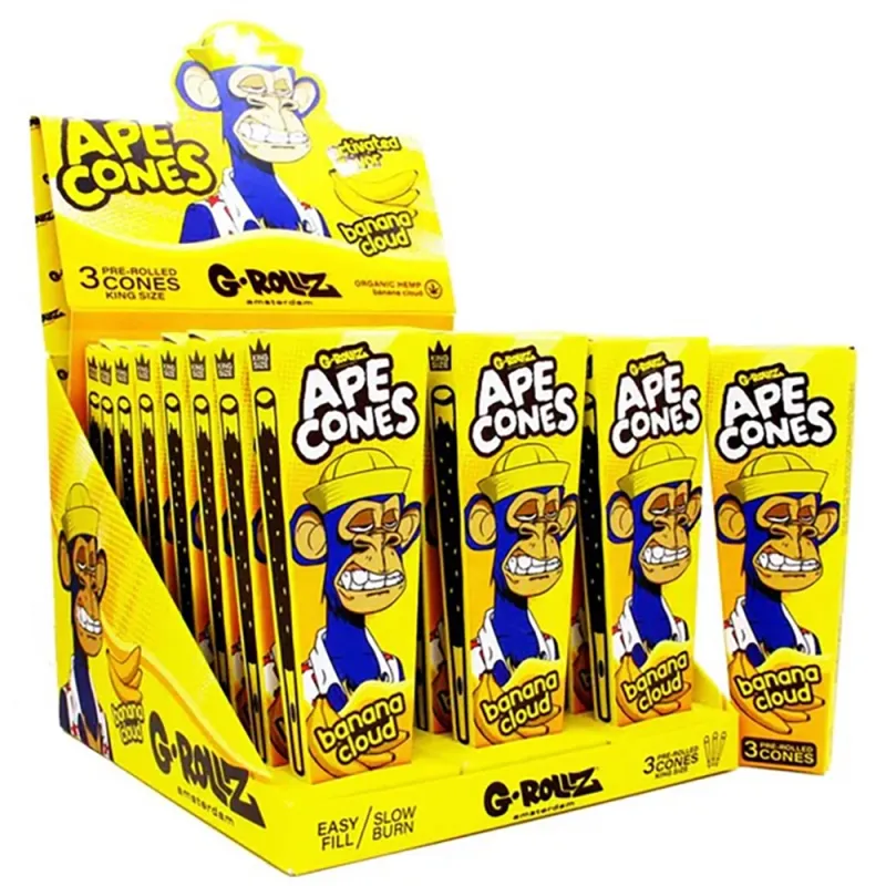 G-Rollz Ape Cones Banana Cloud (Pack of 24)