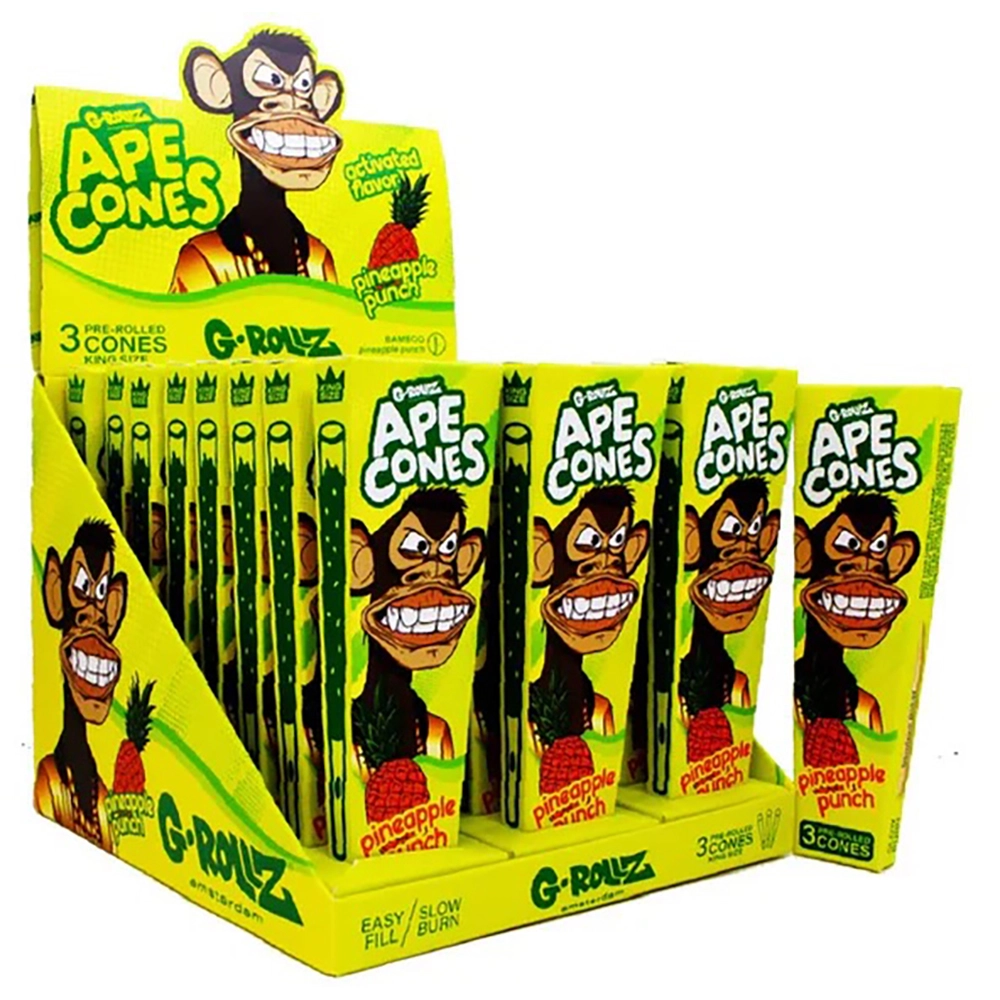 G-Rollz Ape Cones Pineapple Punch (Pack of 24)