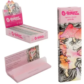 G-Rollz Lightly Dyed Next-Gen Pink Rolling Papers