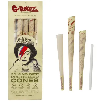 G-Rollz Banksy Graffiti King Size Pre Rolled Cones (Pack of 20)