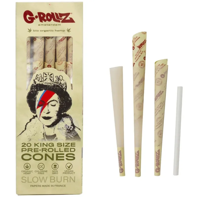 G-Rollz Banksy Graffiti King Size Pre Rolled Cones (Pack of 20)
