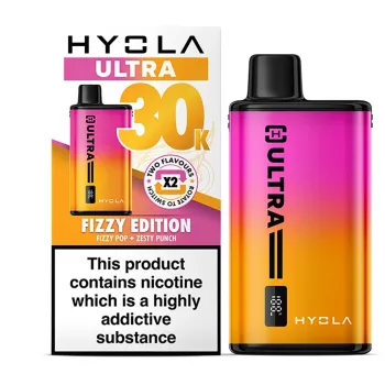 Hyola Ultra 30,000 Puffs Kits Fizzy Edition(Fizzy Pop & Zesty Punch)