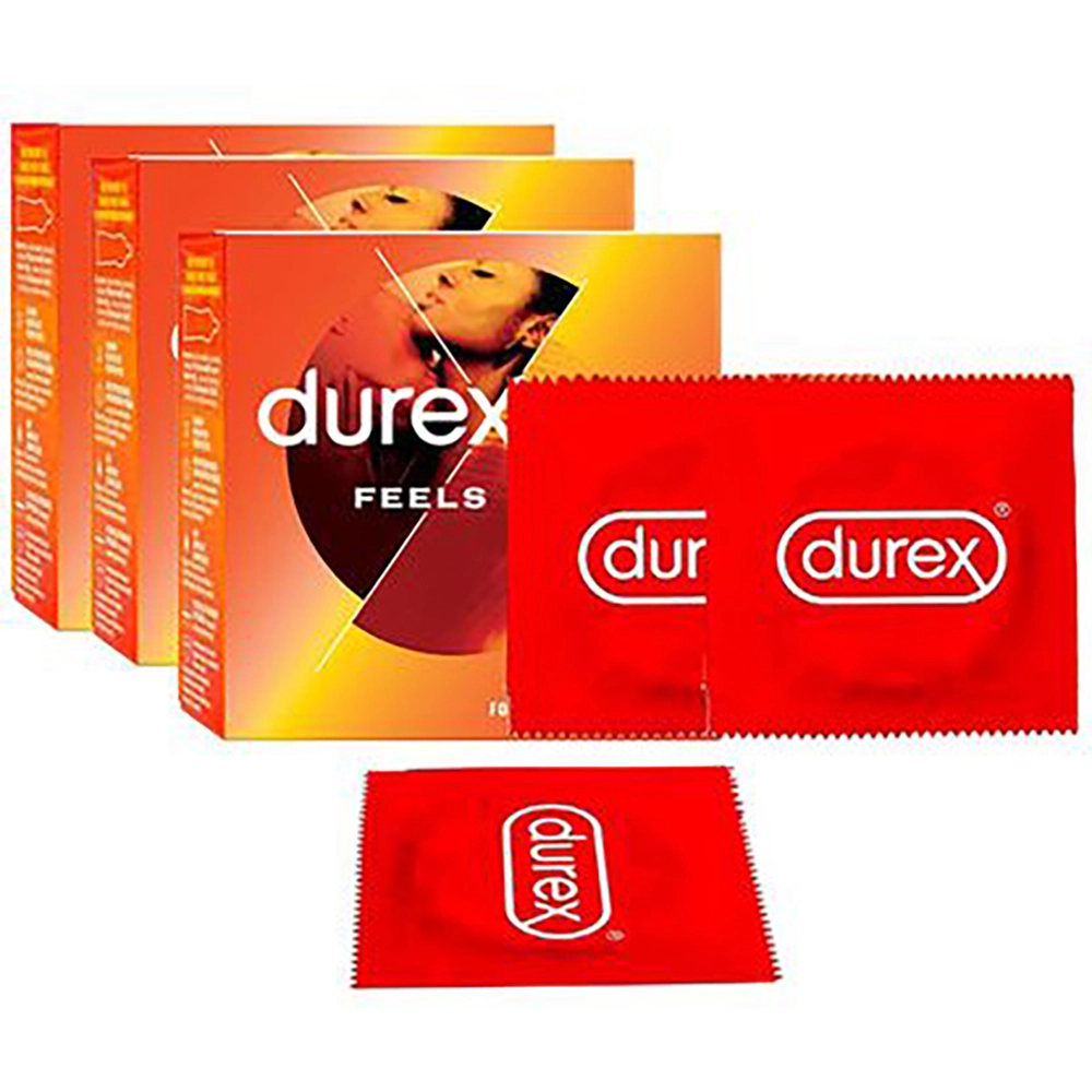 Durex Feels Me Pleasure max Regular Fit Condoms (Pack of 24)