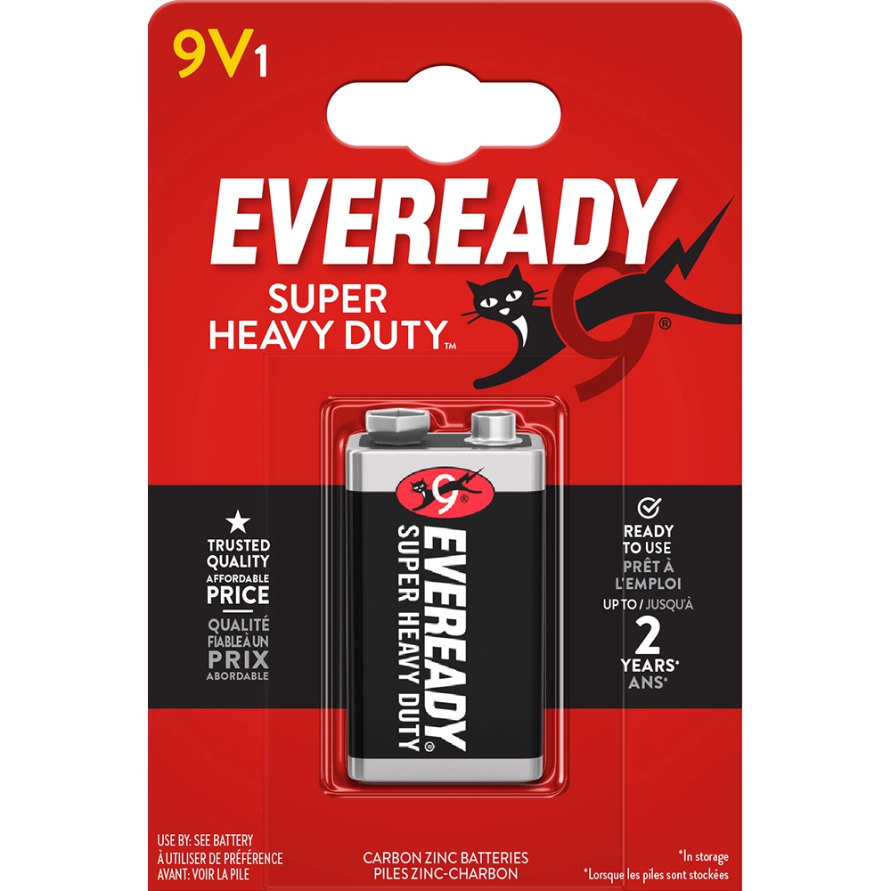 Eveready 9V Batteries (Pack of 12)