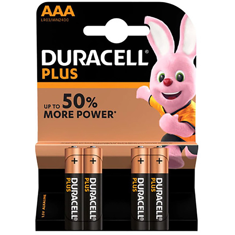 Duracell Plus AAA 1.5V Alkaline Batteires (Pack of 20)