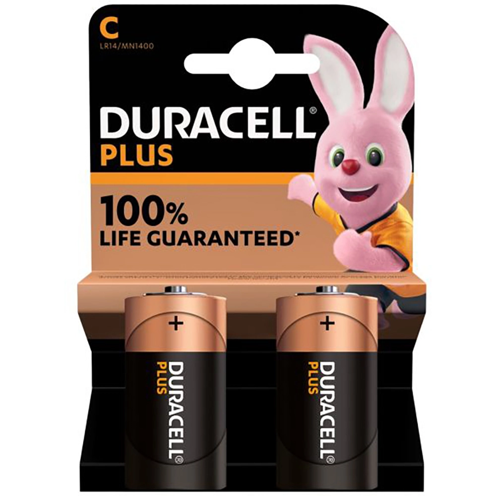 Duracell Plus C Alkaline Batteries ((Pack of 10)