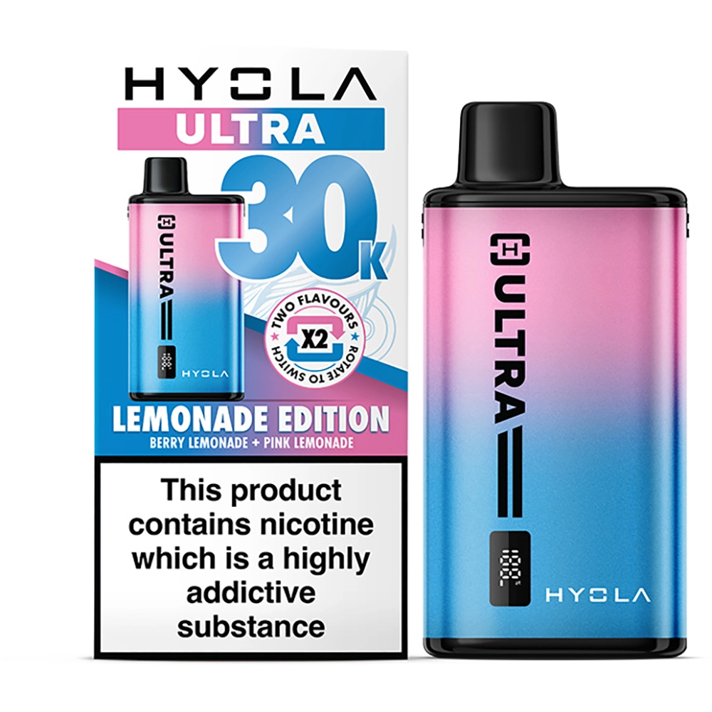 Hyola Ultra 30,000 Puffs Kits Lemonade Edition(Berry Lemonade & Pink Lemonade)