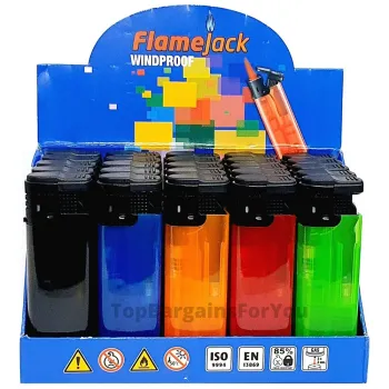 Flamejack Plastic Lighter (Pack of 25)