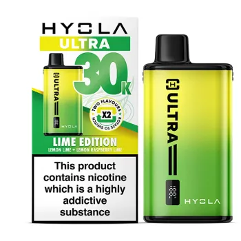 Hyola Ultra 30,000 Puffs Kits Lime Edition(Lemon Lime & Lemon Raspberry Lime)
