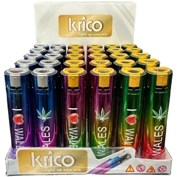 Krico Metal Jet Lighter (Pack of 30)