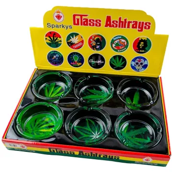 Sparky's Glass Ashtray (Pack of 6)