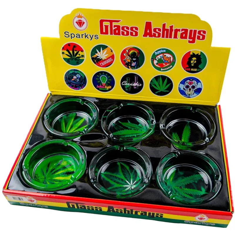 Sparky's Glass Ashtray (Pack of 6)