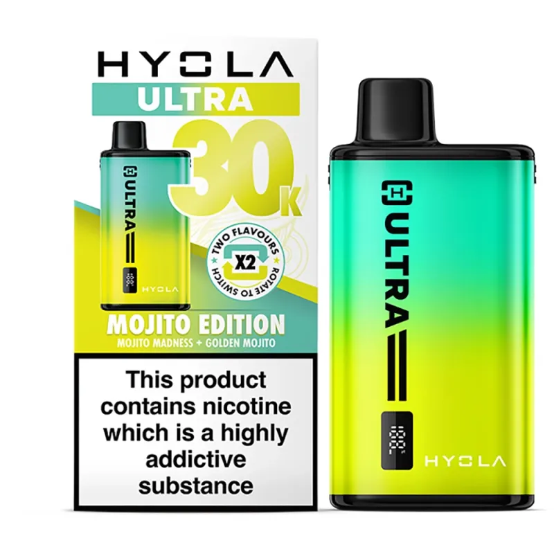 Hyola Ultra 30,000 Puffs Kits Mojito Edition(Mojito Madness & Golden Mojito)