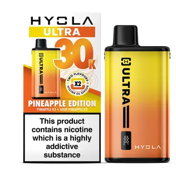 Hyola Ultra 30,000 Puffs Kits Pineapple Edition(Pineapple Ice & Sour Pineapple Ice)