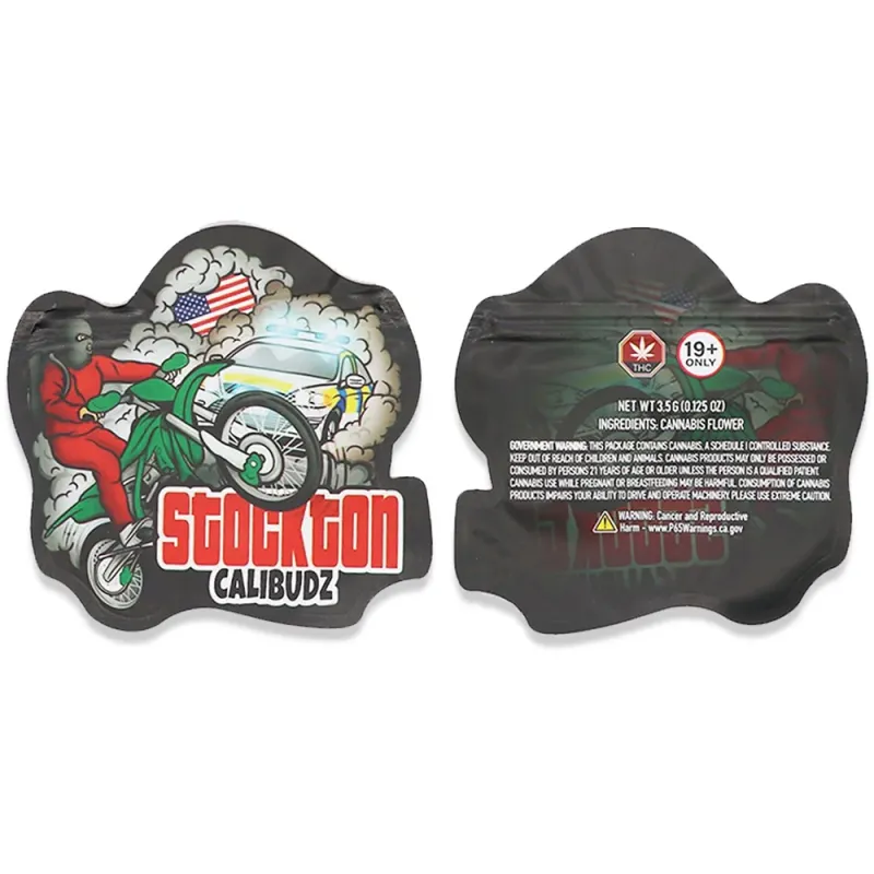 Sealable Stockton Calibudz Bags 3.5 G Packaging Bags