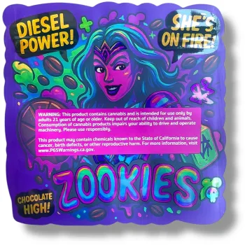 Sealable zookies Bags 3.5 G Holographic mylar Packaging Bags