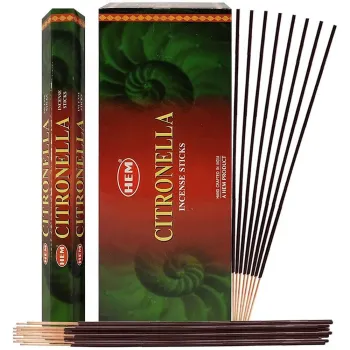 Hem Citronella Incense sticks Pack of 6 x 20 sticks