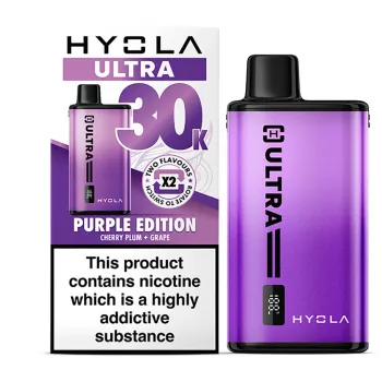 Hyola Ultra 30,000 Puffs Kits Purple Edition(Cherry Plum & Grape)