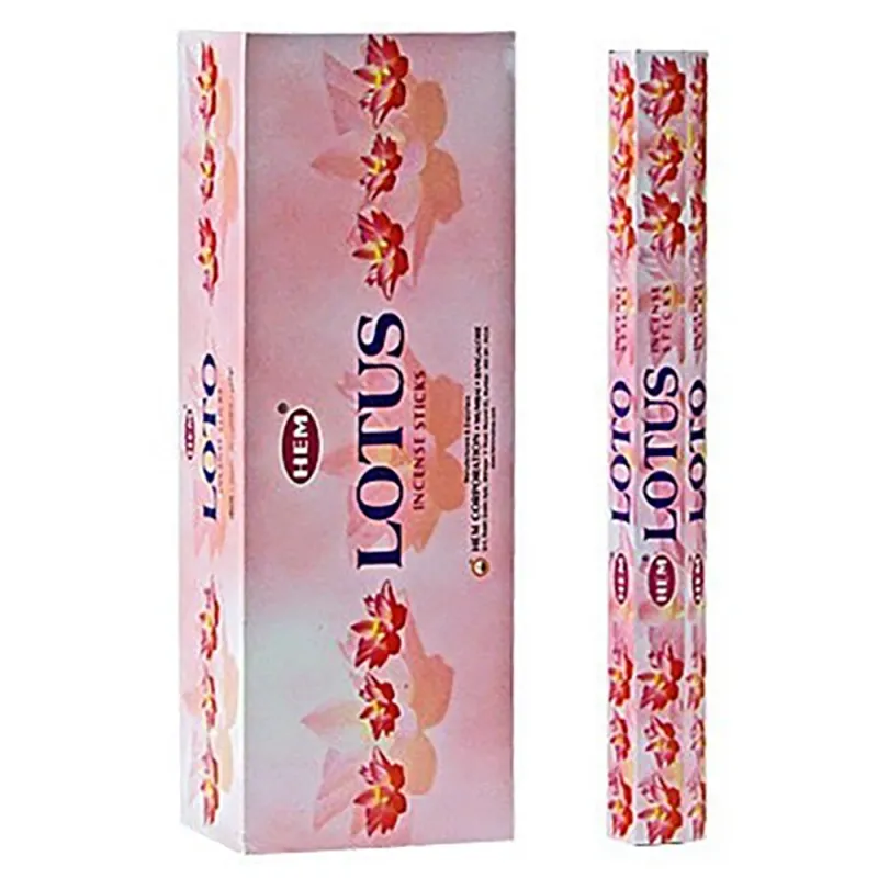 Hem Lotus Incense sticks Pack of 6 x 20 sticks