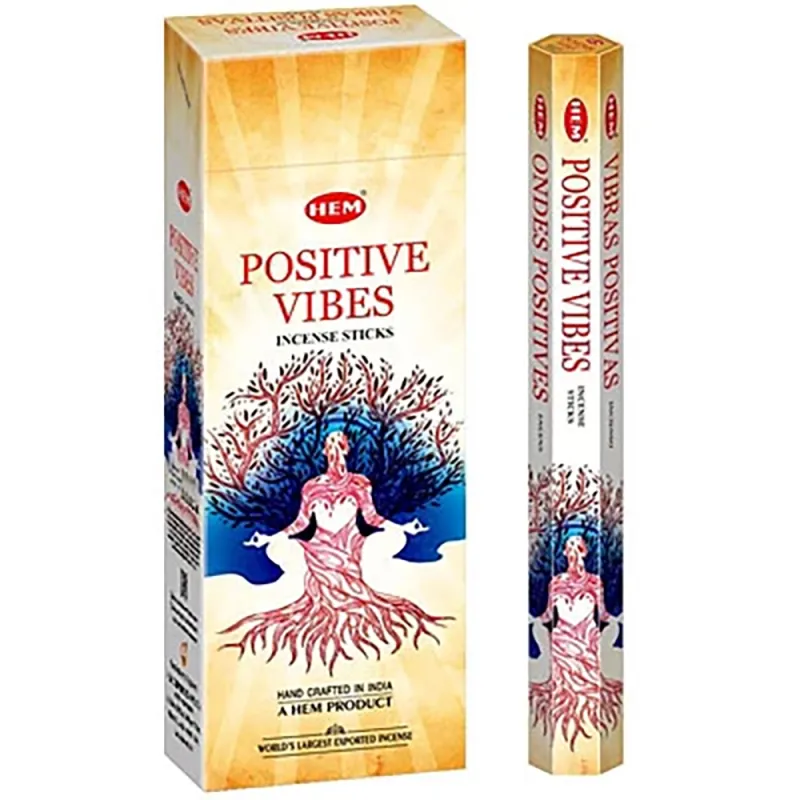 Hem Positive vibes Incense sticks Pack of 6 x 20 sticks