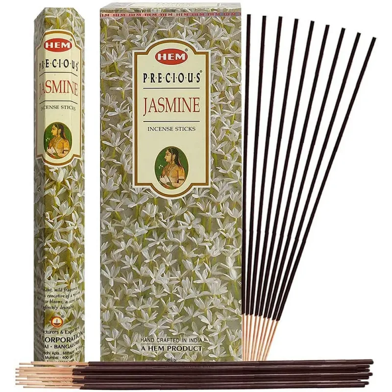 Hem Precious Jasmine Incense sticks Pack of 6 x 20 sticks