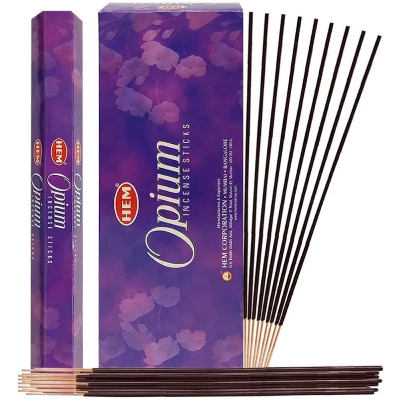 Hem Precious opium Incense sticks Pack of 6 x 20 sticks