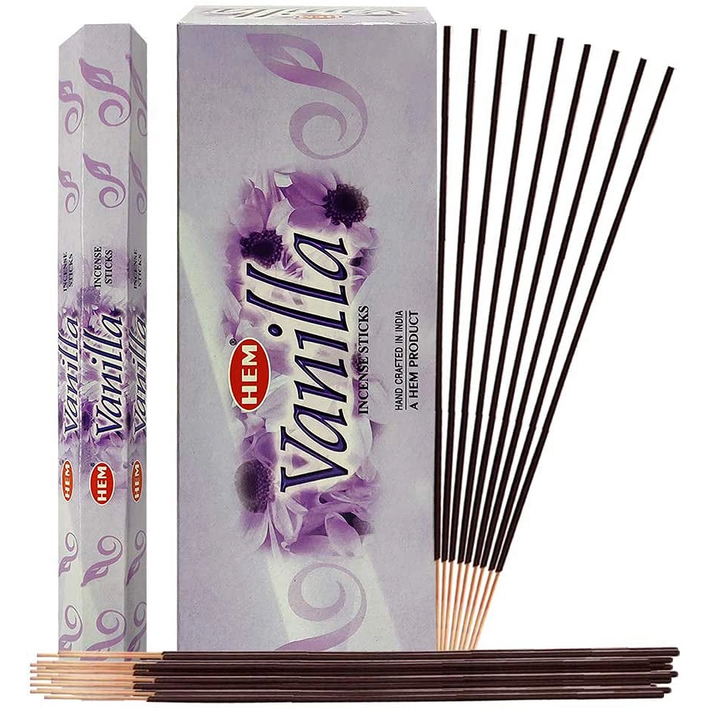 Hem Vanilla Incense sticks Pack of 6 x 20 sticks