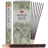 Hem White Sage Incense sticks Pack of 6 x 20 sticks