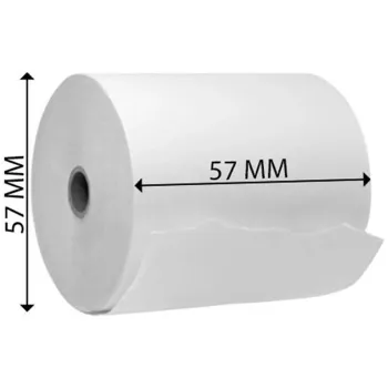 PCC Thermal Till Roll 57 x 70mm (50 Rolls)