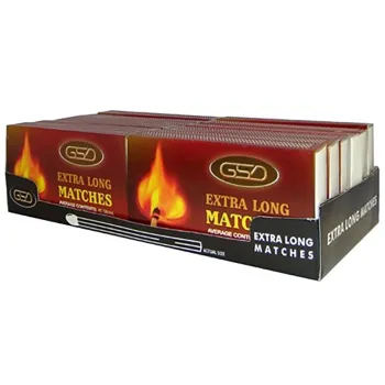 GSD Extra Long Household Match Box (Pack of 12)