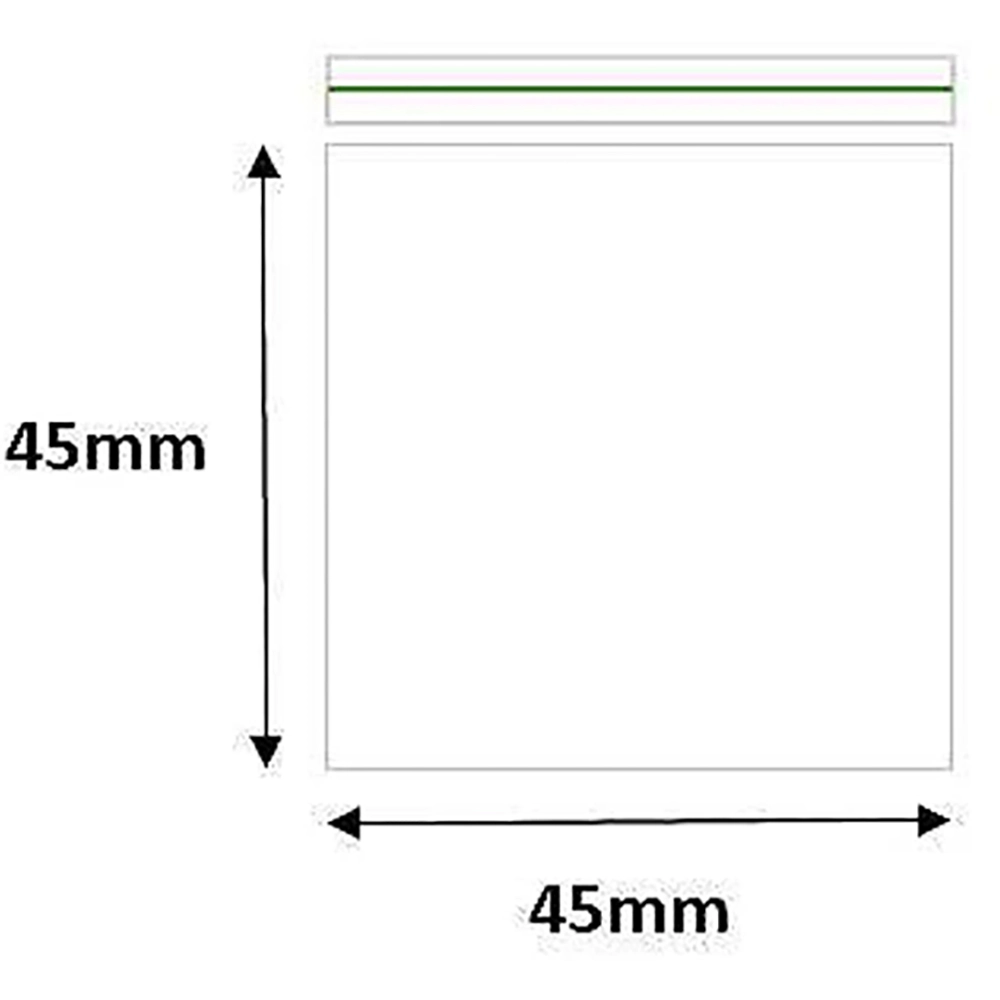 Zip Bag Clear 45 x 45mm 