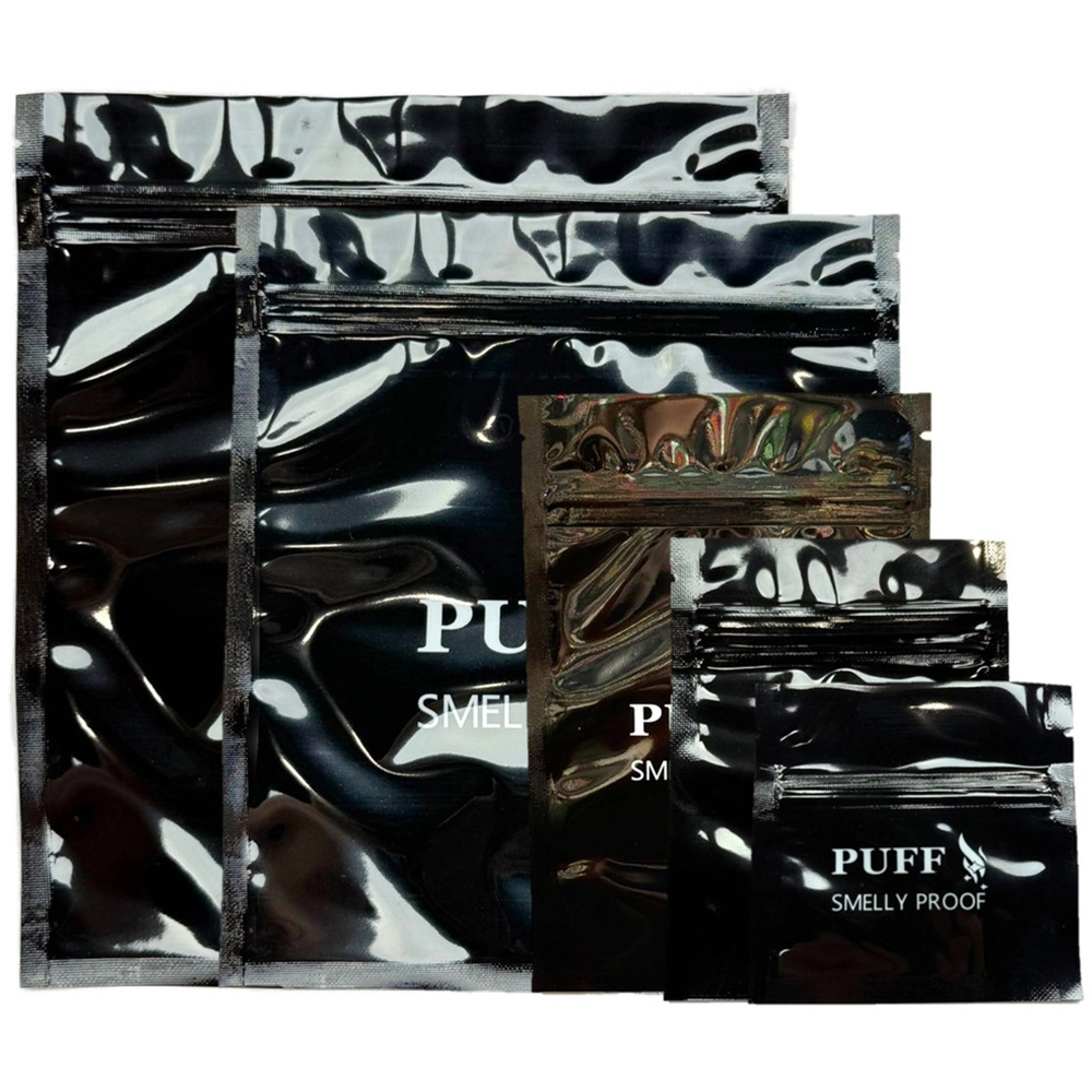 Puff Zipper smelly Proof Bag 4' x 6' (Pack of 100)