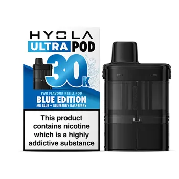 Hyola Ultra 30,000 Puffs Prefilled Pods Blue Edition(Mr Blue & Blueberry Raspberry)