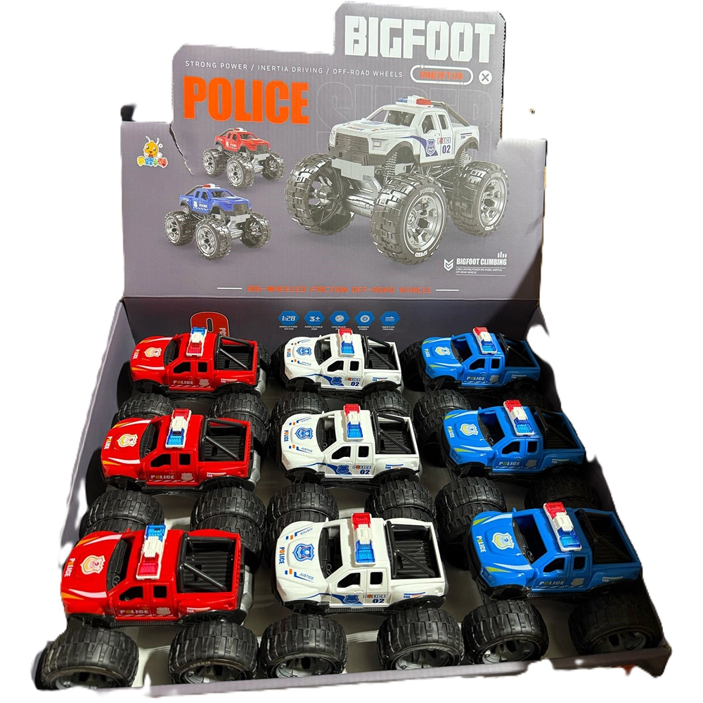 Bigfoot Police Car (Pack of 9)