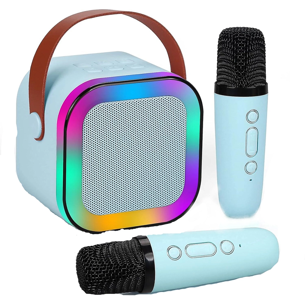 Colorful Karoke Sound system With 2 mic