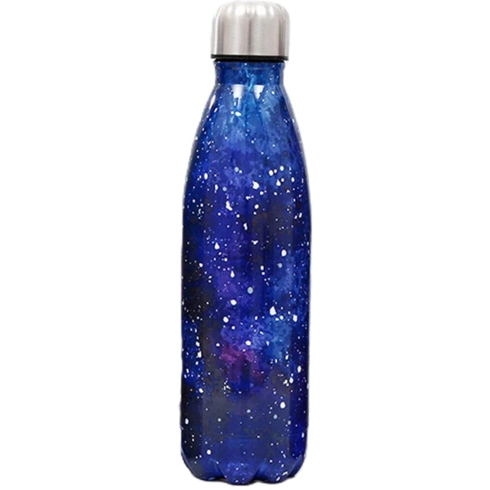 Double Stainless Steel Water Bottle 500ml Blue 